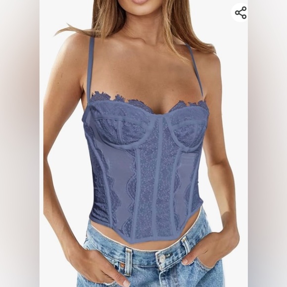 Amazon Boned Corset Top - Picture 1 of 1